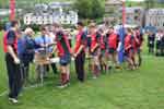 Haddington receiving their medals